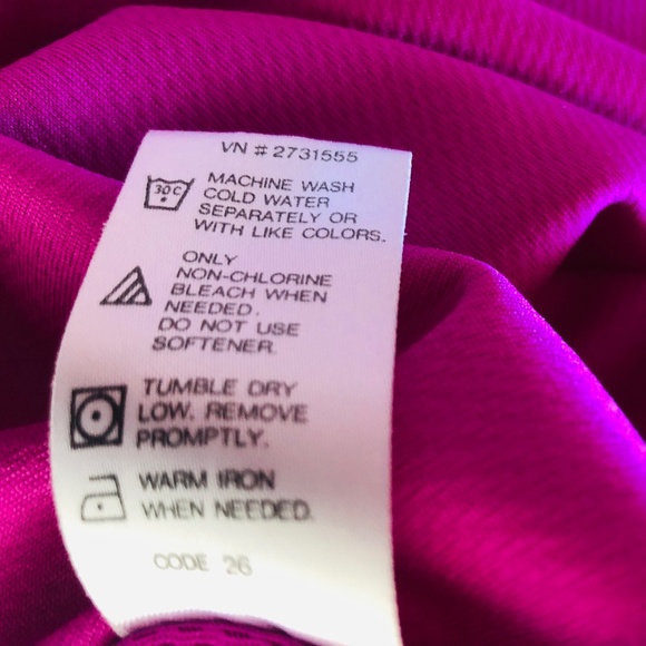 Workout Top Sleeveless Hot Pink Pullover Large - Picture 7 of 7